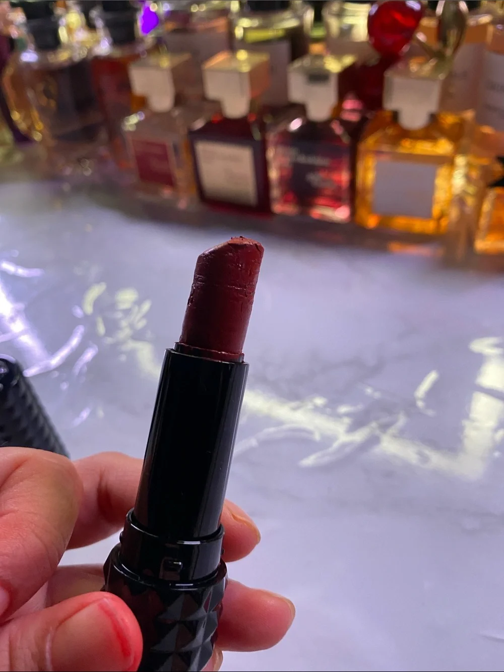 Kat von d Lolita and Misfit Black Studded D  Pair